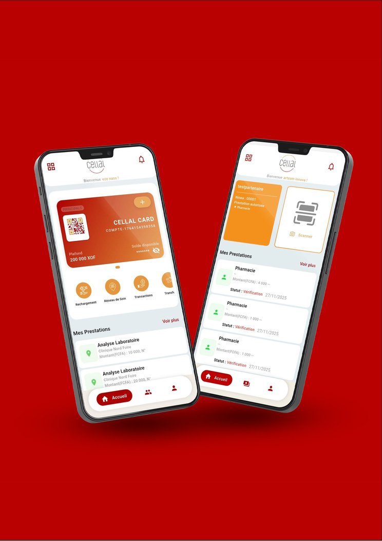 Carte Santé CELLAL CARD et application mobile