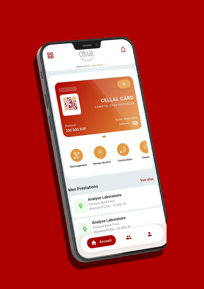 Application CELLAL CARD - Wallet Santé